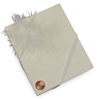 White Feather Stretch Loop 16" | Quantity: 50