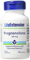 Life Extension Pregnenolone 100 Mg 100 Caps 2-Pack (200 Count)
