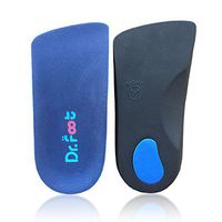 Dr. Foot's 3/4 Length Orthotics Insoles - Best Insoles for Corrects Over-Pronation,Fallen Arches, Fat Feet - Plantar Fasciitis, Heel Spurs, Bunions, and Other Foot Conditions (M- W9-10.5 | M7.5-9)