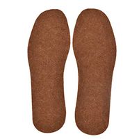 Qlychee Natural Sheep Wool Felt Warm Insoles Breathable Prevent Smelly