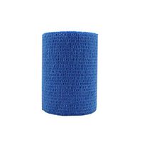 Vet Wrap 3 inch x 12 Pack Blue Tape for Skin Bandage Tape Vet Tape Cohesive Bandage Fabric Bandages Self Sticking Bandage Wrap Self Adhering Bandage Wrap Bandage Stretch Self Adhesive Tape