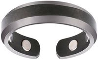 Elegant Titanium Magnetic Therapy Ring Pain Relief for Arthritis and Carpal Tunnel