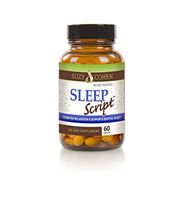 Sleep Script Tranquility Caps with Chamomile, Passionflower, GABA, Theanine, 5-HTP, Melatonin, Lemonbalm Herbal Non-Habit Forming 60ct by Suzy Cohen