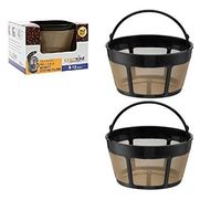 GoldTone Brand Reusable 8-12 Cup Basket Coffee Filter fits Hamilton Beach Coffee Makers and Brewers. Replaces your Hamilton Beach Reusable Coffee Filter - BPA Free (2 Pack)