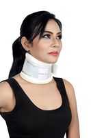 Wonder Care- Rigid Cervical Collar | Plastic Neck Support Brace Adjustable Height Collar Neck Support Brace, Wraps Aligns & Stabilizes Vertebrae - Relieves Pain & Pressure in Spine- C103 - S