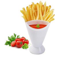 WWSHM Potato Tool Tableware French Fry Chips Cone Salad Dipping Cup Assorted Sauce Ketchup Jam Dip Cup Bowl