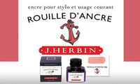 J. Herbin Fountain Pen Refill Rouille D'Ancre Bottled Ink - H130-58