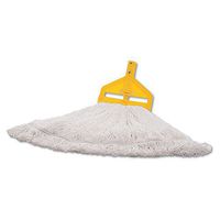 Finish Mop Heads, Nylon, White, Large, New
