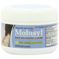 Mobisyl Pain Relieving Creme with Soothing Aloe Vera, 8.0-Ounce Jar (Pack of 2)