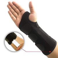 COLO Adjustable Wrist Left & Right Hand Support Brace with Removable Metal Splint/Stays for Carpal Tunnel,Arthritis,Injuries,Sprain,Tendonitis,Wrist Pain Relief,Fit Men & Women