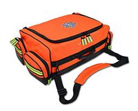 Lightning X Modular X-Tuff Oxygen Trauma Bag w/Zip-Out Cylinder Pocket & Removable Pouches - Florescent Orange