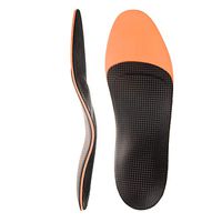 DJMed Executive - Leather Low Profile Orthotic Shoe Insoles, for Business Dress Shoes, Full Length Inserts (39 | Women: 8 | Men: 7)