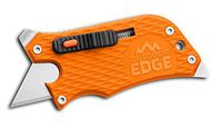 Outdoor Edge Slidewinder Utility Knife, Box Cutter, Screwdriver, Bottle Opener, Multi Tool (Orange)