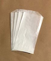 JJHP - 100 Flat Glassine Bags - Not Wax - 3" x 5 1/2" - Small - FDA Compliant for Crafts and Treats (3 x 5.5 Off-White)