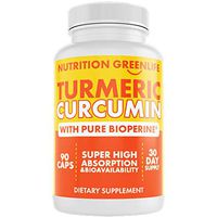 Turmeric Curcumin with Bioperine 1650mg Max Potency Anti-Inflammatory Pain Relief & Joint Health Supplement with 95% Curcuminoids Herbal Supplement, Gluten-Free, FDA Registered Manufacturer