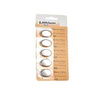 CR2032 Lithium 3V Batteries, 5 on a Card (10 Cards - 50 Batteries) Size: 50 Piece Package Quantity: 1, Model: CR2032