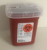 Kendall Sharps Container 1/2 Quart (Travel Size) - Pack of 3