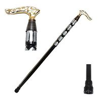 Naaze Wood Arts Replica of Bat Masterson Brass Knob Handle Walking Cane New Walking Stick, Affordable Gift Decorative Walking Cane Fashion Statement for Men/Women/Seniors/Grandparents