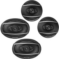 Pioneer TS-A1680F TS-A6990F 6.5" 4-Way 6x9 5-Way A-Series Coaxial Speakers Combo