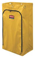 Rubbermaid Commercial Cleaning Cart Bag, 24 Gallon, Yellow, 1966719