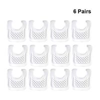 Healifty 6 Pairs U-Shaped Gel Callus Pads Callus Cushions Toe and Foot Protectors Corn Pads Sticky-Waterproof for Corn Callus and Feet Sore