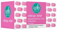 Wellness Basics Allergy Relief Diphenhydramine HCl Tablet, 100 Count