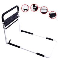 Tianboy_quilt Medical Adjustable Bed Assist Rail Handle and Fall Prevention Safety Hand Guard Grab Bar for Elderly, Handicap