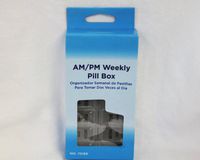 ECONOMY AM/PM WEEKLY PILL BOX BRAND NEW GREAT GIFT.