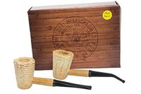 Missouri Meerschaum Mark Twain 2-Corncob Pipe Gift Set