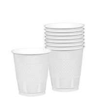 Plastic Cups | 20ct (12oz, Frosty White)