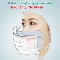 100pcs/Bag Disposable Face Mask Pad Gasket Cotton Filter Paper Slot for Universal Mouth Dust Mask Replacement Mat, Great for Protect Health