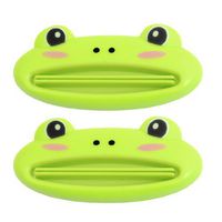 Home Green Frog Design Toothpaste Tube Squeezers Pair