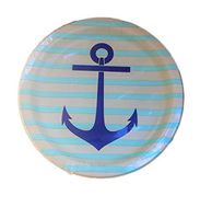 Anchor Theme 8.75" Paper Plates Package of 8