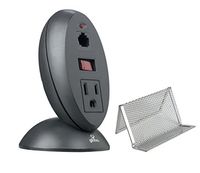 Globe Home Office One Outlet 3 Star Surge Protector