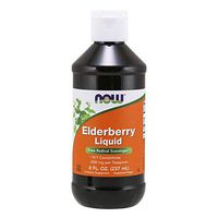NOW Supplements, Elderberry Liquid 500 mg, 10:1 Concentrate, Free Radical Scavenger*, 8-Ounce