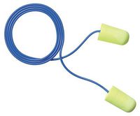 3M 311-1251 E-A-Rsoft Yellow Neons Foam Earplugs, Large, Corded