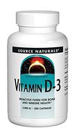 Source Naturals Vitamin D-3 2000IU - 200 Capsules (2 Pack)