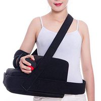 JIN Shoulder Abduction Sling with Pillow Rotator Cuff Immobilizer Support Brace for Rotator Cuff,Sublexion,Surgery, Dislocated,Broken Arm,Universal,A,Leftarm