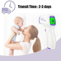 Infrared Forehead Thermometer - Digital Non-Contact Forehead and Ear Thermometer for Adults Baby Kids,Fever Alarm and 32 Group Data Memory FDA, CE Medical Approved(Transit time: 2-3 Days)
