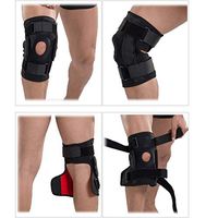 High Key Hinged Knee Brace Support with Open Patella Side Stabilizers for Protection and Pain Relief for Arthritis,Sprains,Meniscus Tear,ACL, MCL - Adjustable, Fit for Men & Women (X-Large)