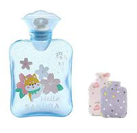 300ml Mini Cute Cartoon Hot Water Bottle Warm Hands for Travel/School,B