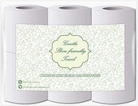 4/6/12 Rolls Towels Paper White Toilet Paper Soft Bathroom Washroom Tissue Paper Bulk Household Supplies (6 Rolls)