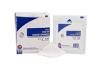 Type VII Gauze Sponges 2" x 2". Case of 3000 8-ply Gauze Dressings for Wound Cleaning, prepping, debriding, Packing. Sterile, 100% Cotton, Latex-Free.