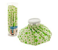 Large Cold Therapy Ice Bag Set in White and Green - Set of 4