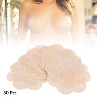 Etuoji 50pcs Self Adhesive Bra Pads Reusable Invisible Nipple Bra