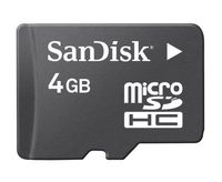 SanDisk 4GB MicroSDHC Card with SD Adpater ( SDSDQ-4096-A11M, US Retail Package )