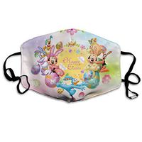 SSUJ7 Mickey and Minnie Men Women Adjustable Earloop Mouth Guard Anti-Dust Washable Reusable Mouth Guard for Kids Teens Adults Anti Pollution,Anti-smog