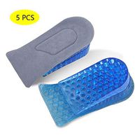 XGXQBS 2-Layer Height Increase Insole, Silicone But Women Heel Cushion Inserts Adjustable Invisible Gel Heel Pads Taller Height Lift Shoes Insole-a