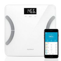 Tenergy Vitalis Body Fat Scale Digital Weight Bluetooth Connected APP Scale, High Precision BMI Scale with Large Easy Read Backlit LCD, Body Scale, Max Weight 400 Pounds (iOS/Android)