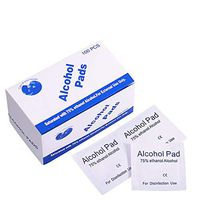 Disposable Wet Wipes, 100 Disinfected Wipes Travel Pack 70 Alcohol Wipes Individually Wrapped Cleaning Wipes Alcohol Pads for Hands, Electronics, Glasses Lens, Screen Wipes